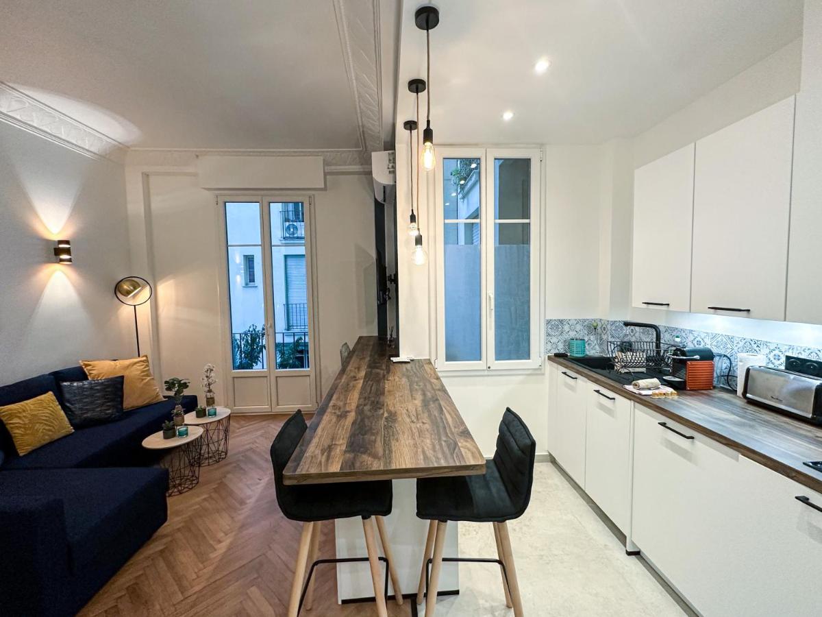 Clemenceau - Appartement Central, Calme, Cosy, Moderne Niza Exterior foto
